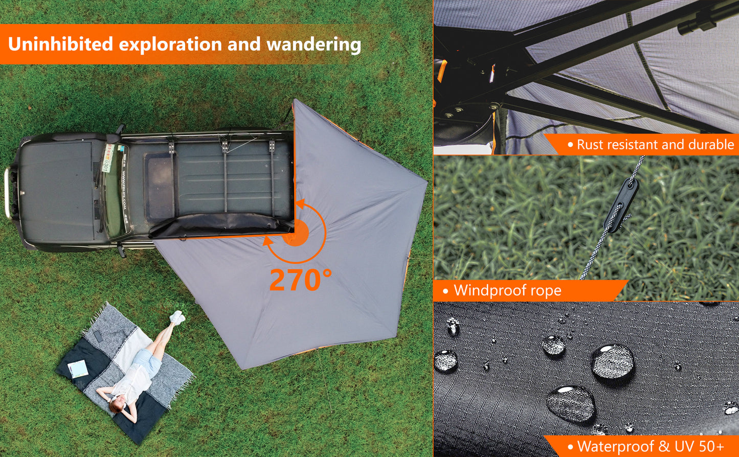 Trustmade Boneless 270° Awning